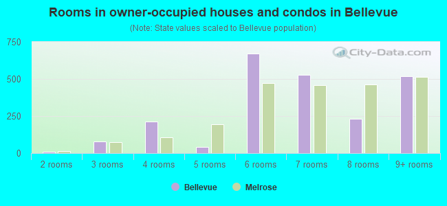 Rooms in owner-occupied houses and condos in Bellevue
