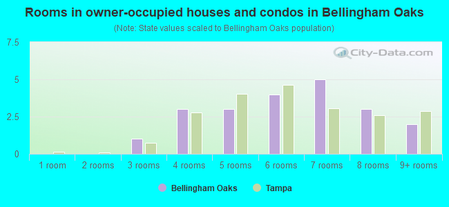 Rooms in owner-occupied houses and condos in Bellingham Oaks