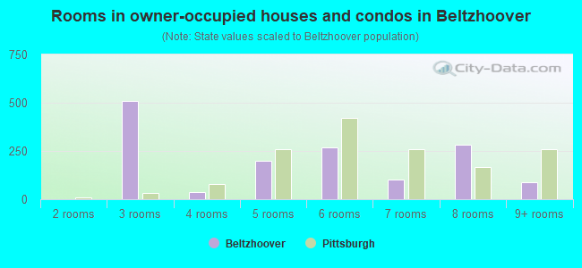 Rooms in owner-occupied houses and condos in Beltzhoover