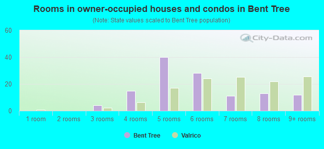 Rooms in owner-occupied houses and condos in Bent Tree