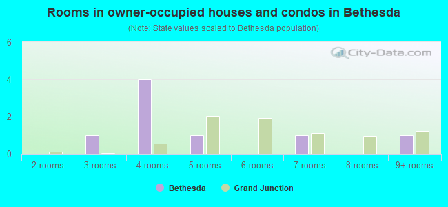 Rooms in owner-occupied houses and condos in Bethesda