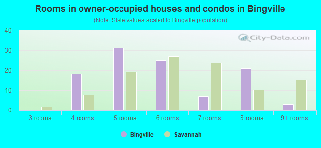 Rooms in owner-occupied houses and condos in Bingville