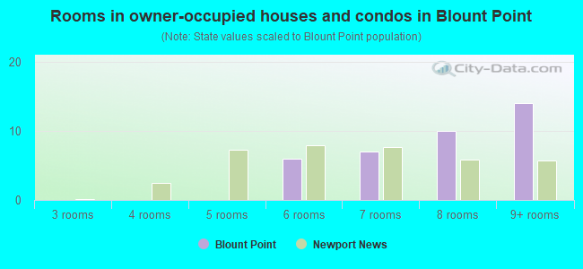 Rooms in owner-occupied houses and condos in Blount Point
