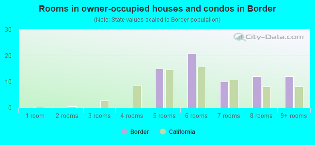 Rooms in owner-occupied houses and condos in Border