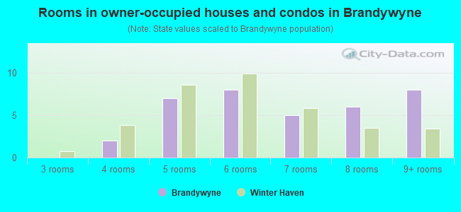 Rooms in owner-occupied houses and condos in Brandywyne