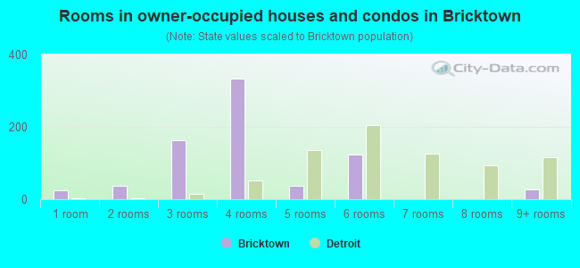 Rooms in owner-occupied houses and condos in Bricktown