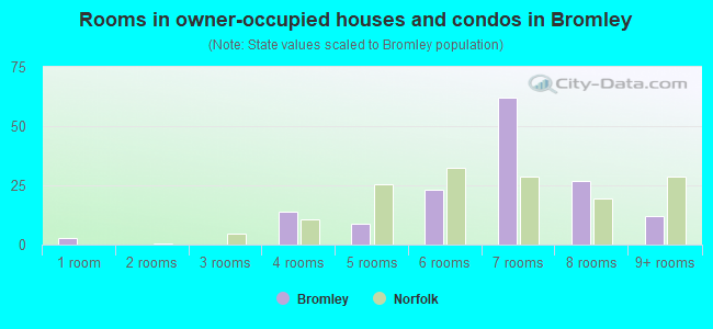 Rooms in owner-occupied houses and condos in Bromley
