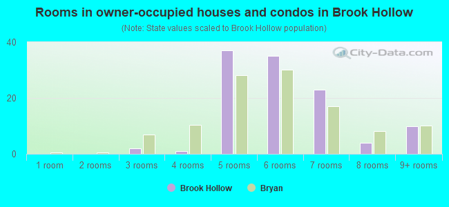 Rooms in owner-occupied houses and condos in Brook Hollow
