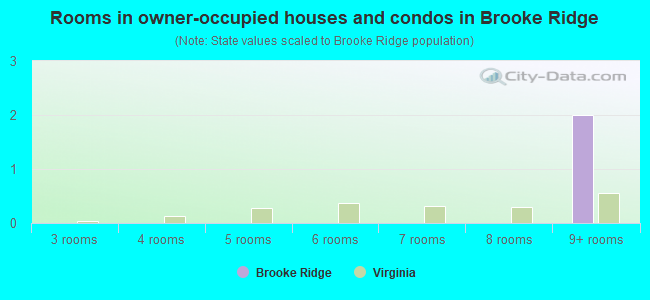 Rooms in owner-occupied houses and condos in Brooke Ridge