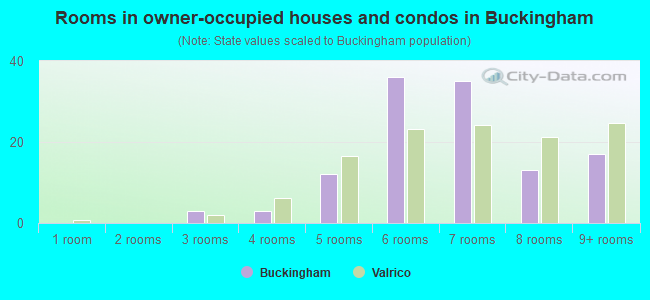 Rooms in owner-occupied houses and condos in Buckingham