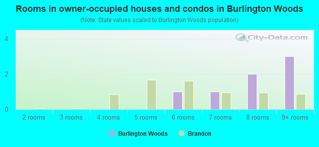 Rooms in owner-occupied houses and condos in Burlington Woods