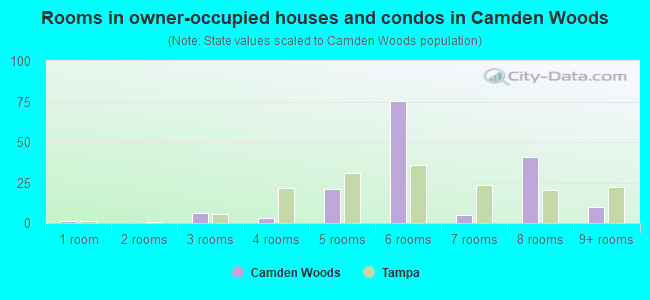 Rooms in owner-occupied houses and condos in Camden Woods