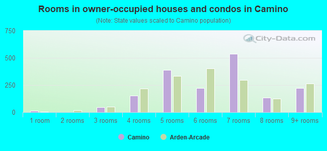 Rooms in owner-occupied houses and condos in Camino