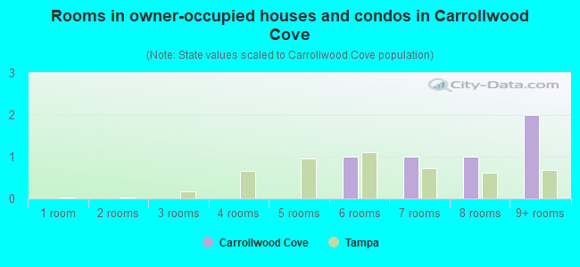 Rooms in owner-occupied houses and condos in Carrollwood Cove