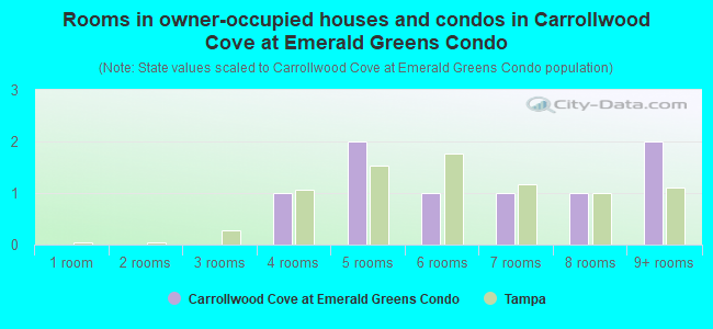 Rooms in owner-occupied houses and condos in Carrollwood Cove at Emerald Greens Condo
