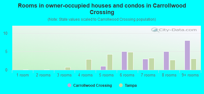 Rooms in owner-occupied houses and condos in Carrollwood Crossing
