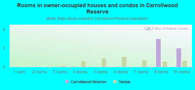 Rooms in owner-occupied houses and condos in Carrollwood Reserve