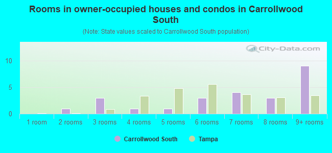 Rooms in owner-occupied houses and condos in Carrollwood South