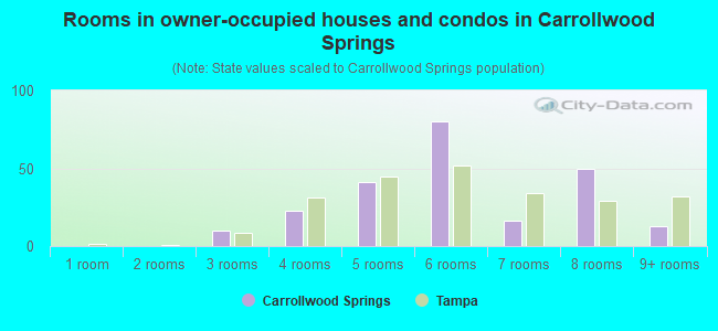 Rooms in owner-occupied houses and condos in Carrollwood Springs