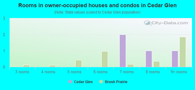 Rooms in owner-occupied houses and condos in Cedar Glen