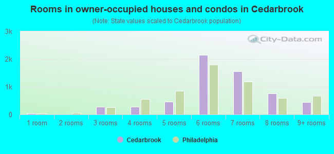 Rooms in owner-occupied houses and condos in Cedarbrook