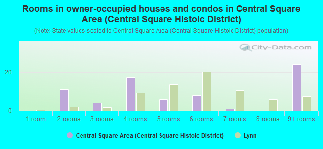 Rooms in owner-occupied houses and condos in Central Square Area (Central Square Histoic District)