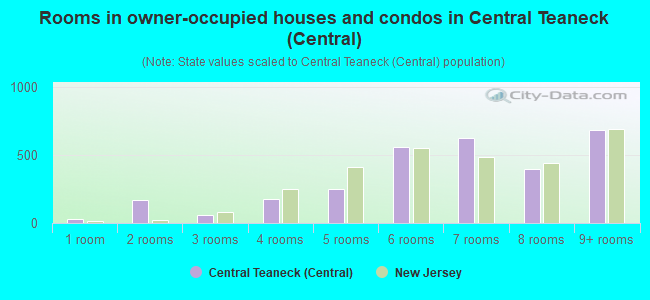 Rooms in owner-occupied houses and condos in Central Teaneck (Central)