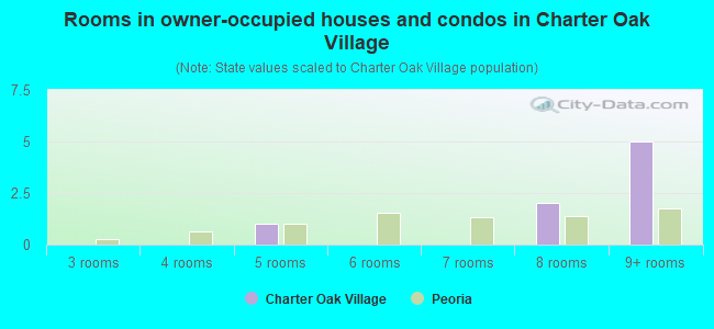 Rooms in owner-occupied houses and condos in Charter Oak Village