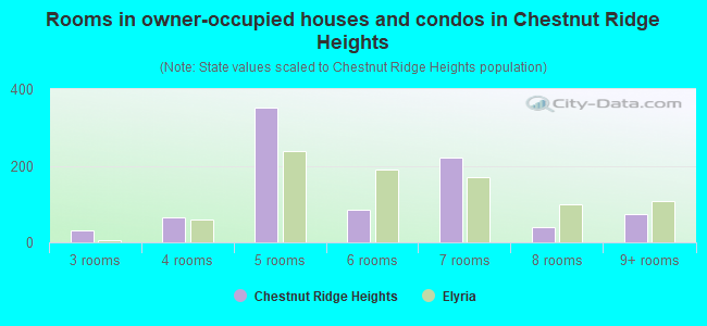Rooms in owner-occupied houses and condos in Chestnut Ridge Heights