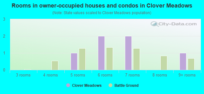 Rooms in owner-occupied houses and condos in Clover Meadows