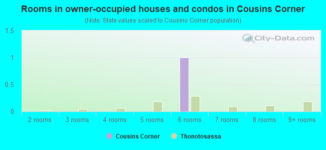 Rooms in owner-occupied houses and condos in Cousins Corner