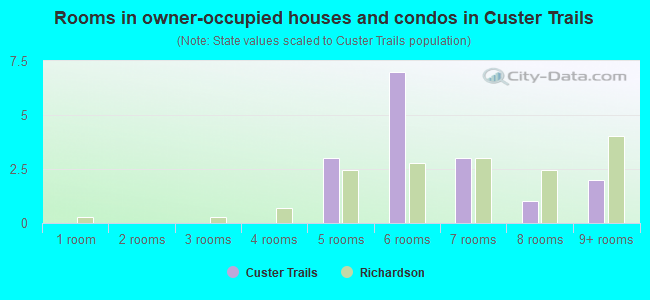 Rooms in owner-occupied houses and condos in Custer Trails