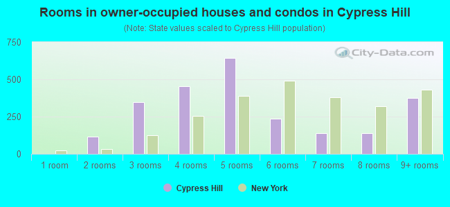 Rooms in owner-occupied houses and condos in Cypress Hill