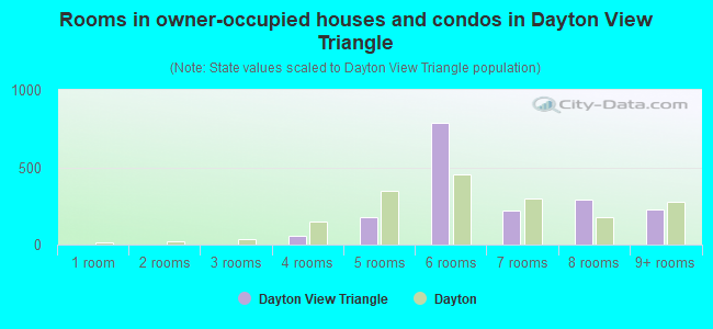 Rooms in owner-occupied houses and condos in Dayton View Triangle