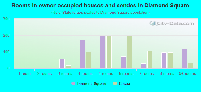 Rooms in owner-occupied houses and condos in Diamond Square