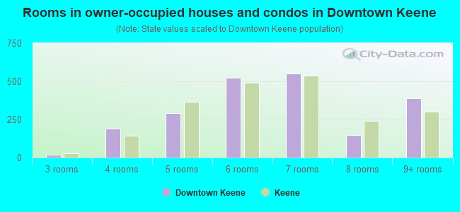 Rooms in owner-occupied houses and condos in Downtown Keene