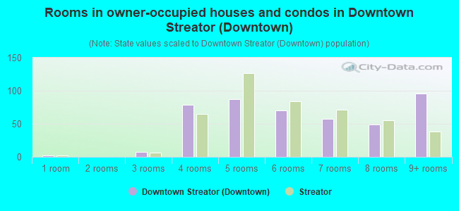 Rooms in owner-occupied houses and condos in Downtown Streator (Downtown)