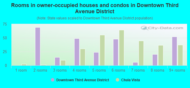 Rooms in owner-occupied houses and condos in Downtown Third Avenue District