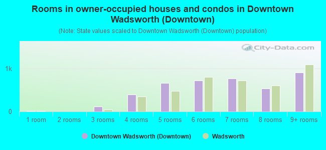 Rooms in owner-occupied houses and condos in Downtown Wadsworth (Downtown)