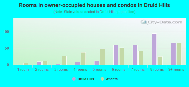 Rooms in owner-occupied houses and condos in Druid Hills