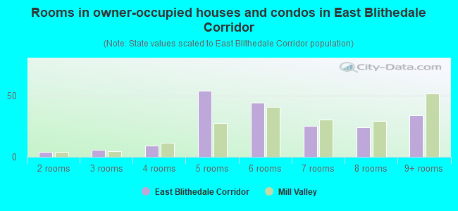 Rooms in owner-occupied houses and condos in East Blithedale Corridor