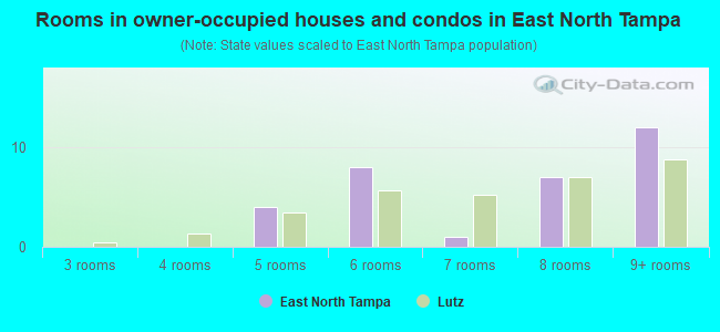 Rooms in owner-occupied houses and condos in East North Tampa