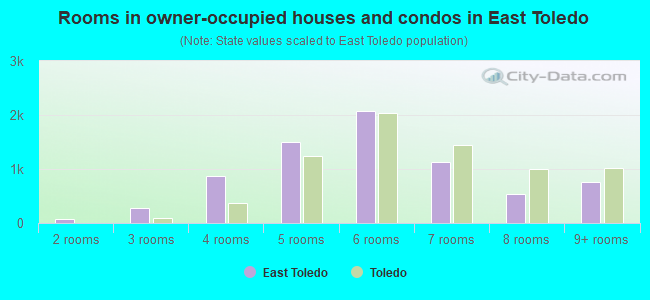 Rooms in owner-occupied houses and condos in East Toledo