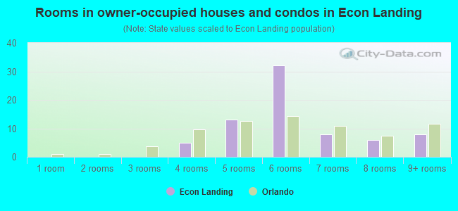 Rooms in owner-occupied houses and condos in Econ Landing