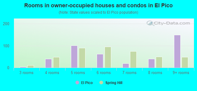 Rooms in owner-occupied houses and condos in El Pico