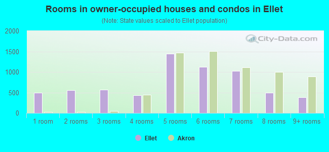 Rooms in owner-occupied houses and condos in Ellet