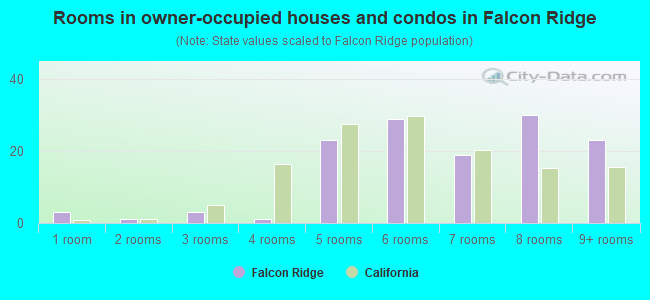 Rooms in owner-occupied houses and condos in Falcon Ridge