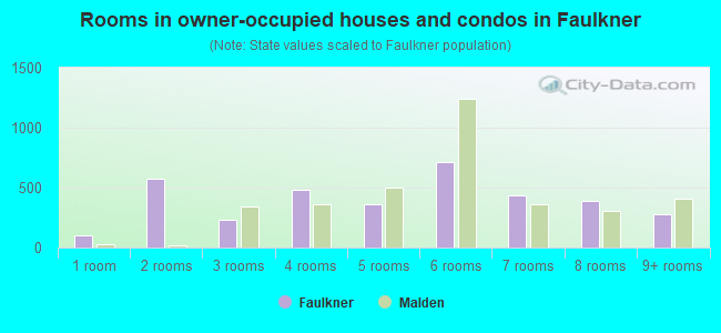 Rooms in owner-occupied houses and condos in Faulkner