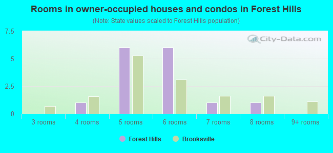 Rooms in owner-occupied houses and condos in Forest Hills