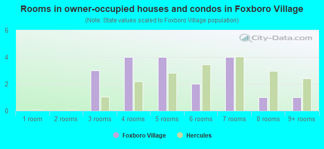 Rooms in owner-occupied houses and condos in Foxboro Village